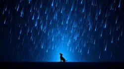 一个流星雨AI提示词